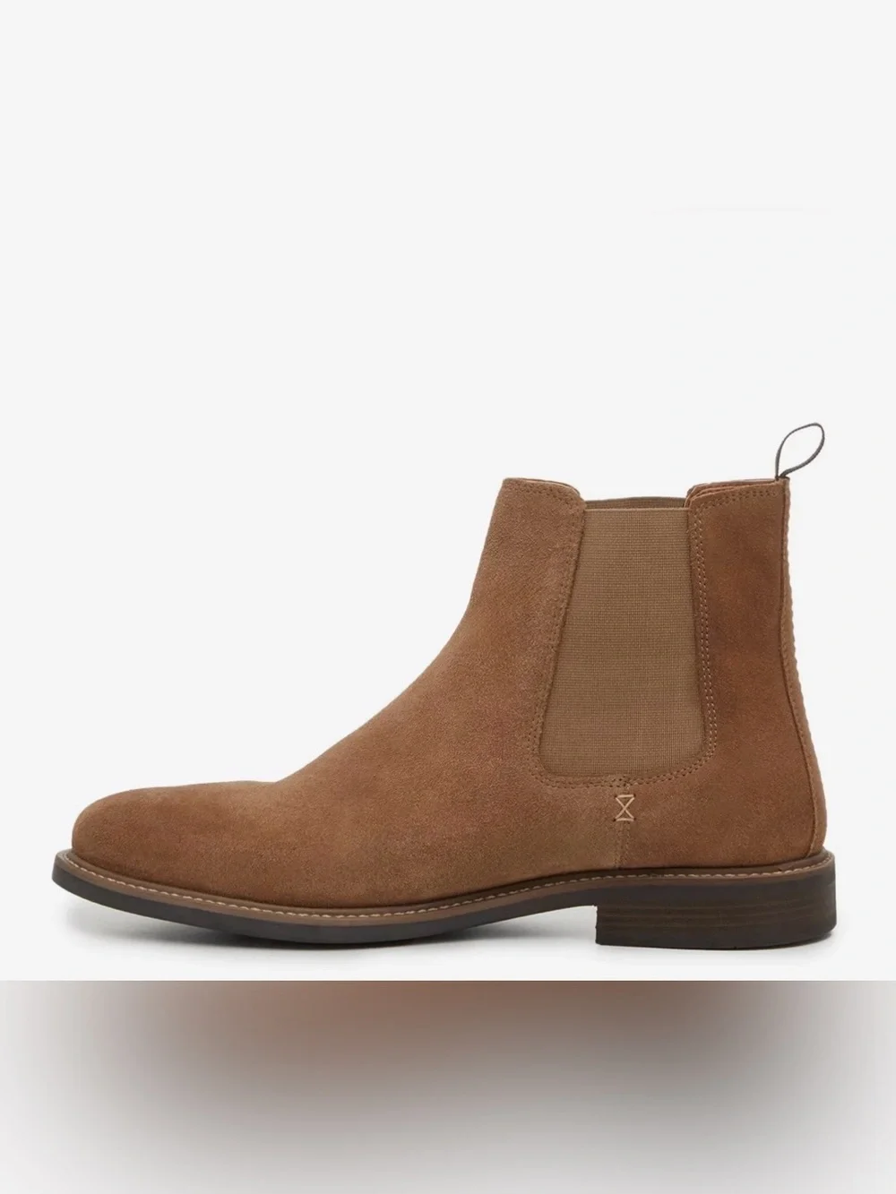 Crown Vintage Lanbart Boots Men's 10 Brown Suede Pull On Ankle Chelsea HAWK1683